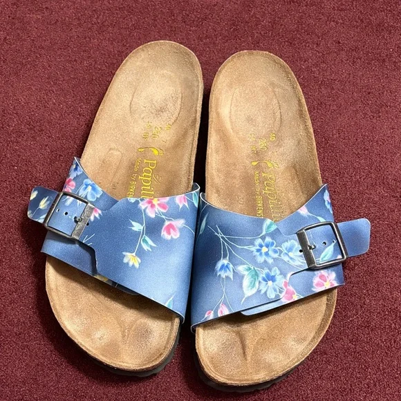 Papillio Blue Floral Women's Sandals - Picture 3 of 3